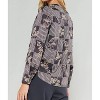 Women's Pintucked Yoke Two-Tone Top - current air - 4 of 4