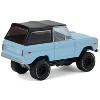 1972 Ford Bronco Custom SUV Light Blue with Black Top "Barrett-Jackson" Series 16 1/64 Diecast Model Cars by Greenlight - 4 of 4