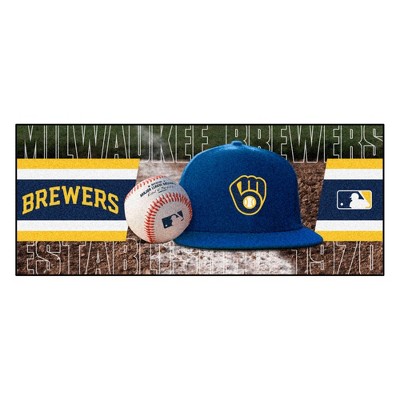 MLB Milwaukee Brewers 30"x72" Runner Rug