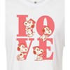 Women's - Peanuts - Belle Love Cropped Graphic T-Shirt - 2 of 4