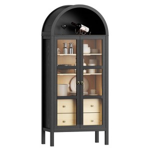 Storage Cabinet with Height Adjustable Shelf - 1 of 4