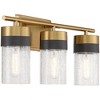 Savoy House Brickell 3 - Light Vanity in  Warm Brass - 2 of 4