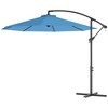 Outsunny 10' Cantilever Hanging Tilt Offset Patio Umbrella with UV & Water Fighting Material and Cross Base (Weight Not Included) - 4 of 4