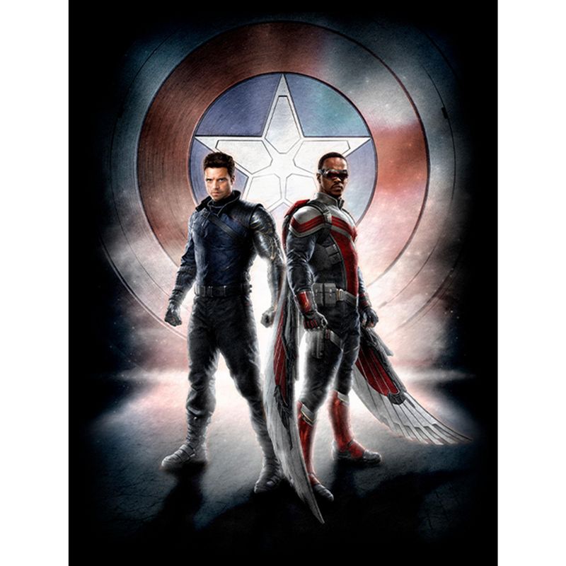 Men's Marvel The Falcon and the Winter Soldier Team Poster T-Shirt, 2 of 6