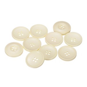Unique Bargains Resin DIY Craft Flat 4-Hole Sewing Buttons 10 Pcs - 1 of 4