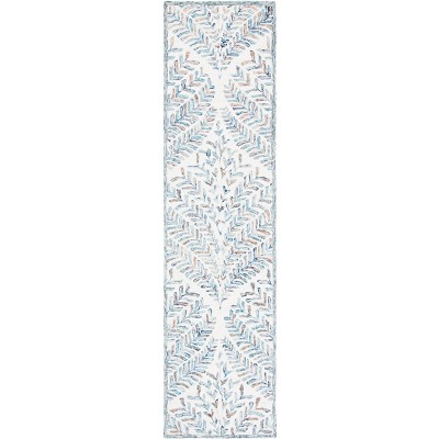 ivory/blue