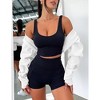 Womens Stylish Bolero Long Sleeve Sweatshirts Bolero Open Front Cropped Cardigan Workout Crop Tops Sweatshirt Shrug Sweatshirt Bolo - 2 of 4