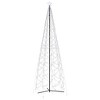 Christmas Cone Tree Cool white Powder-coated steel 16 ft - 2 of 4