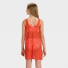 Girls' Geo Daisy Bikini and Dress Cover Up Set - art class™ - 4 of 4