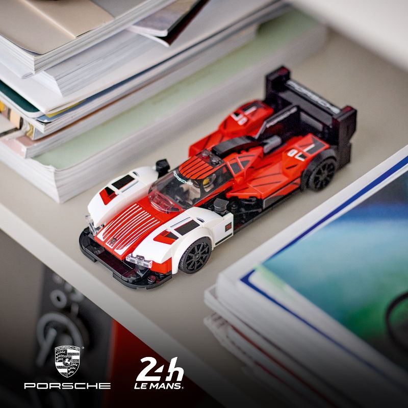 LEGO Speed Champions Porsche 963 Model Race Car Toy 76916, 3 of 8