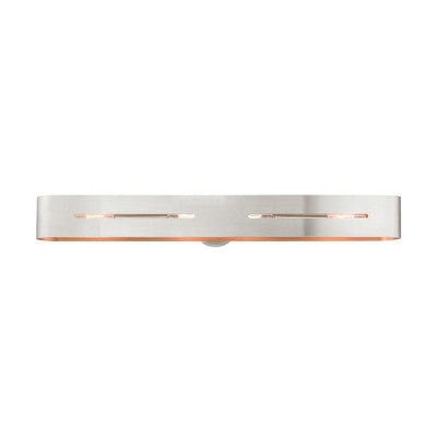 Livex Lighting Rave 4 - Light Vanity in  Brushed Nickel