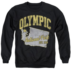 Men's Olympic National Park State Line Crewneck Sweatshirt - 1 of 4