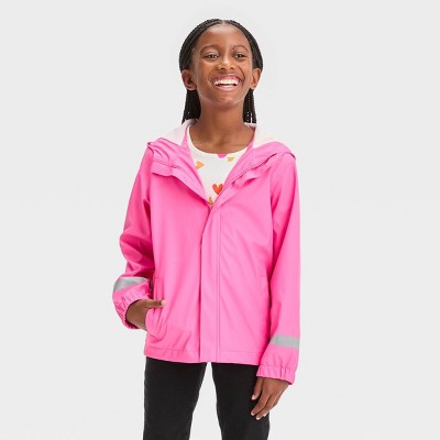 Kids' Solid Rain Coat - Cat & Jack™ Pink Xl : Target