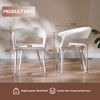 Set of 6 Dining Chair with Metal Legs for Dining Room, Living Room, or Home Office -Morden Fort - 3 of 4