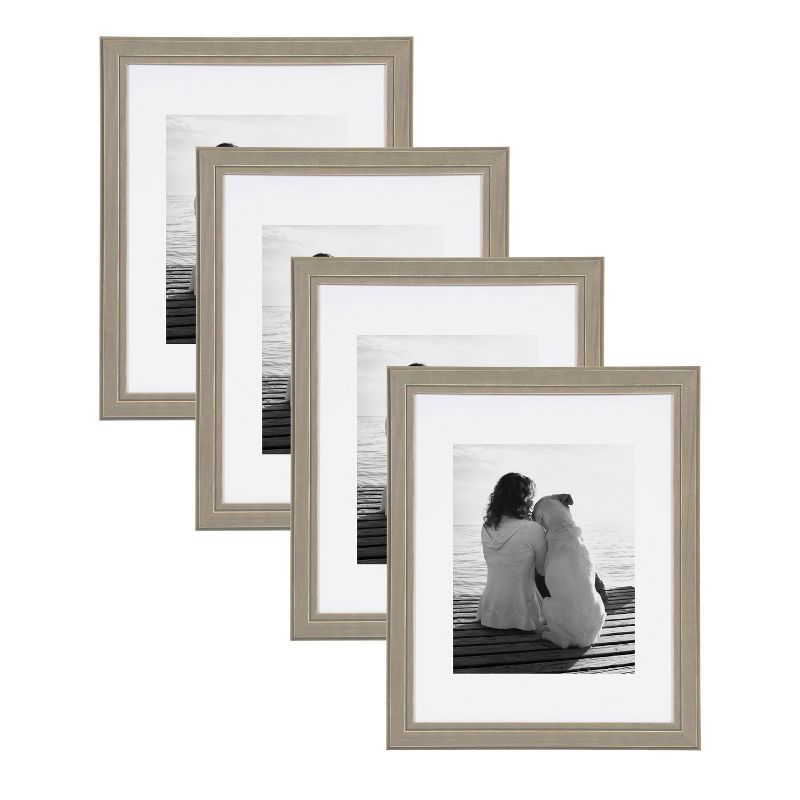 11&#34; x 14&#34; Kieva Floated Wall Frame Gray - Kate &#38; Laurel All Things Decor, 1 of 8