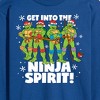 Men's - Teenage Mutant Ninja Turtles - Get Into The Ninja Spirit Long Sleeve Graphic T-Shirt - 2 of 4