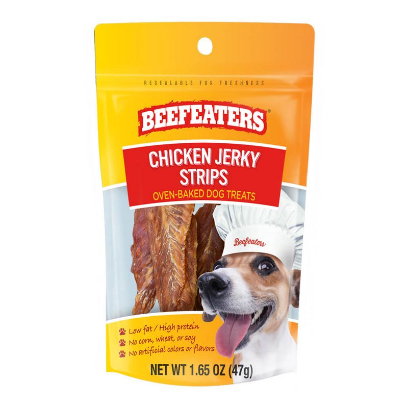 Beefeaters Chicken Jerky Strips, 1.65oz, Case of 12, 1 of 3
