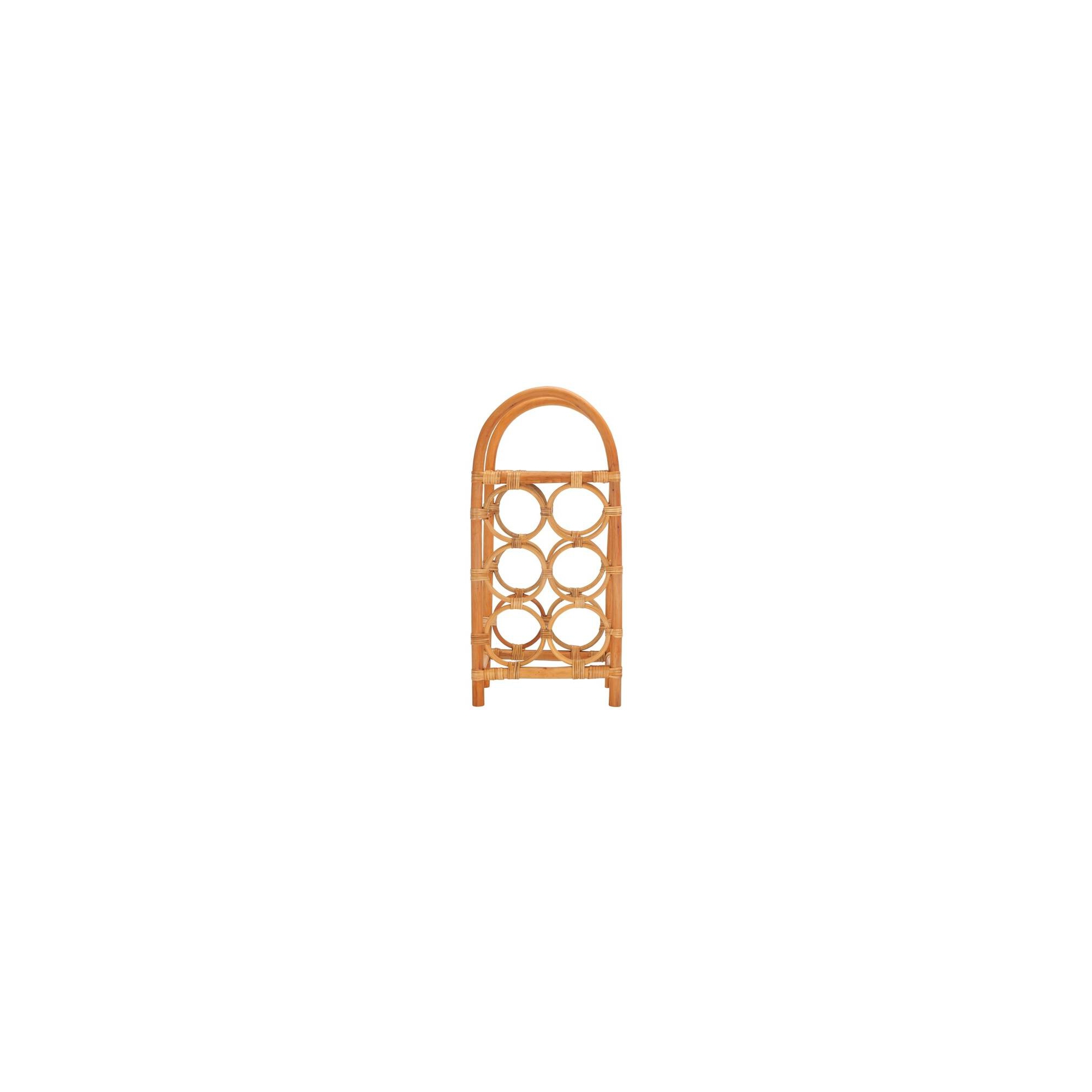 Lyza Rattan Bottle Rack - STG1800 - Natural - Safavieh