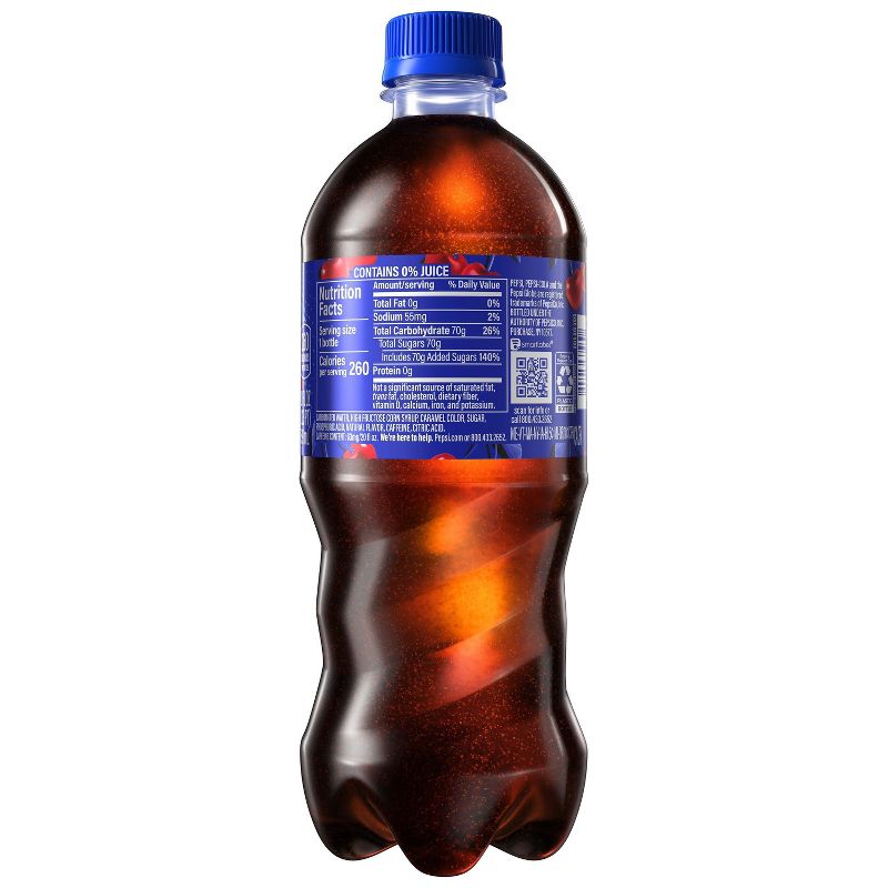 Pepsi Wild Cherry Cola Soda- 20 fl oz Bottle, 3 of 6