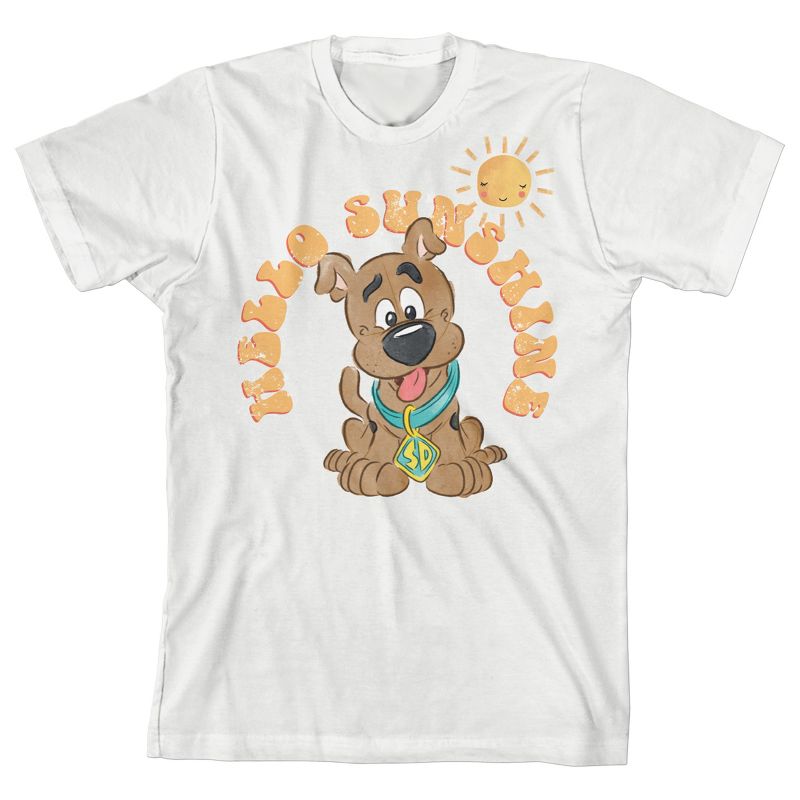 Scooby Doo Hello Sunshine Baby Scooby Tee Toddler Boy to Youth Boy, 1 of 4