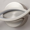 LLHZSY 23 3/5" Modern Intergrated LED Bathroom Vanity Wall Light Fixture -6000K Cool White Lights - Nickel - 4 of 4