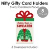 Big Dot of Happiness Assorted Red and Green Holiday - Christmas Money and  Gift Card Sleeves - Nifty Gifty Card Holders - 8 Ct 