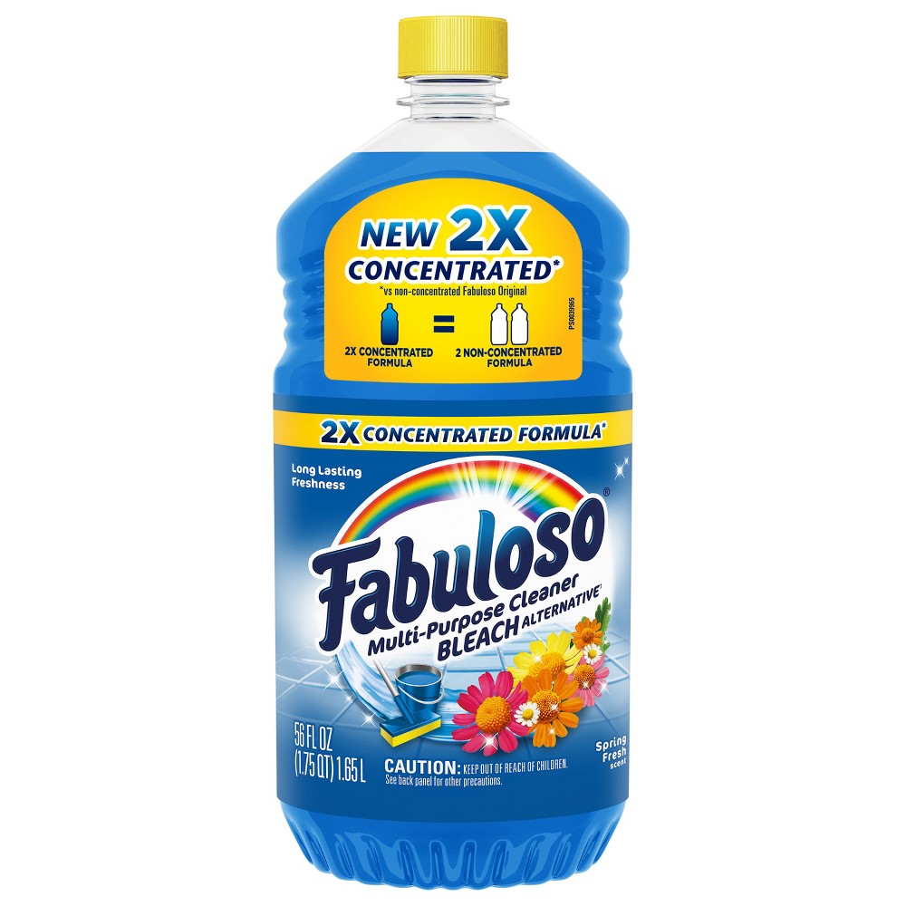 Fabuloso Spring Fresh Scent Multi-Purpose Cleaner - 2X Concentrated Formula - 56 fl oz