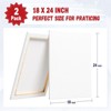 HANSILK Canvases for Painting 18x24 Inch 2-Pack,  Canvas, Rectangular Canvas for Oil Paint Acrylics Pouring & Wet Art Media - 2 of 4