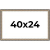 PosterPalooza | Ornate Silver Picture Frame - UV Acrylic, Backing Board, Hanging Hardware Included - 2 of 4