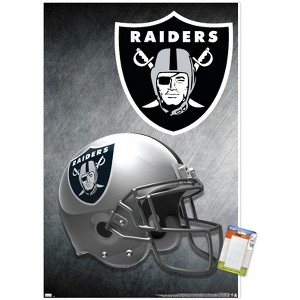 Trends International NFL Las Vegas Raiders – Helmet 20 Unframed Wall Poster Prints - 1 of 4