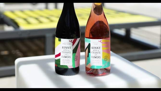 Sunny With a Chance of Flowers Pinot Noir Red Wine- 750ml Bottle, 2 of 7, play video