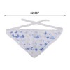 Unique Bargains Butterfly French Lace Triangle Bandana 1 Pc - 3 of 4
