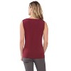 Rekucci Women's Super Soft Knit Cowl Neck Sleeveless Top – Versatile Casual to Dressy Style - 3 of 3