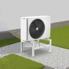 VEVOR Mini Split Ground Stand, Adjustable Anti-Vibration Mini Split Stand for 9000-60000 BTU Ductless Air Conditioner Heat Pump,White - 2 of 4