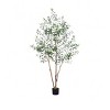6.8in Home Decor Tall Artificial Olive Tree  Realistic Fake Olive Tree With Adjustable   Faux Potted Olive Tree For Living Room Bedroom Home - 4 of 4