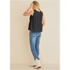 VENUS Womens Linen Tiered Tank Top - 2 of 4