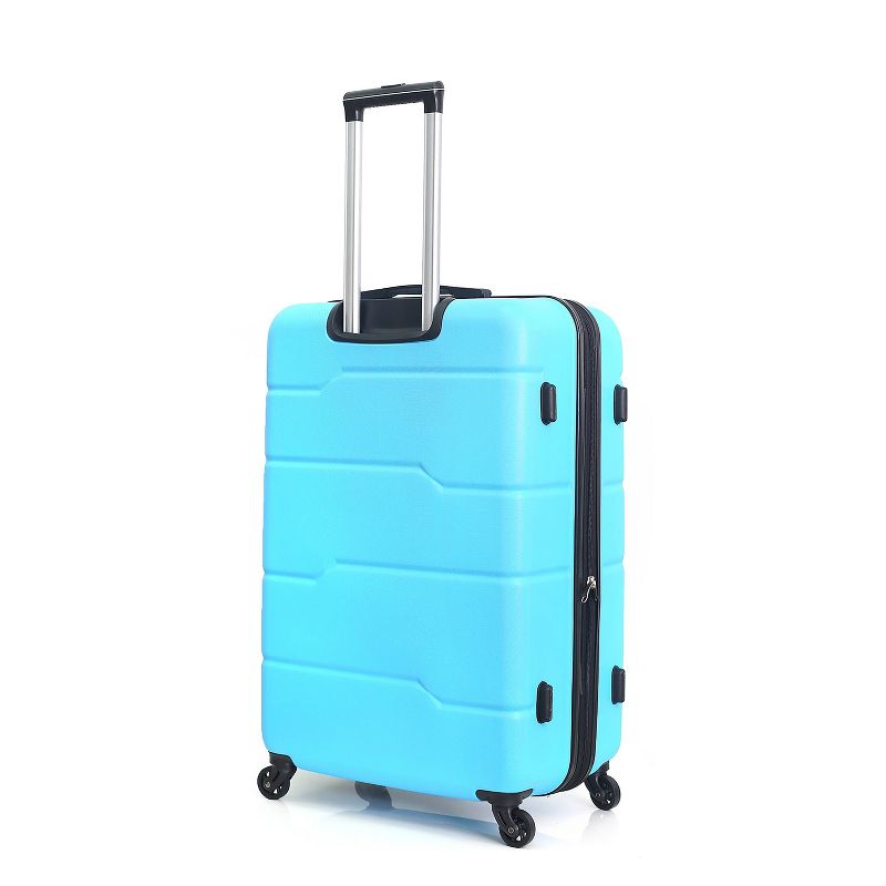 DUKAP Rodez Lightweight Hardside Medium Checked Spinner Suitcase - Light Blue, 6 of 13