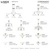 Livex Lighting Coronado 2 - Light Semi-Flush Mount in  Brushed Nickel - 4 of 4