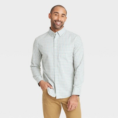 Men's Long Sleeve Poplin Shirt - Goodfellow & Co™