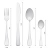 REGALWOVEN Stainless Steel Flatware Set 1 Set 4 Pcs - 2 of 4