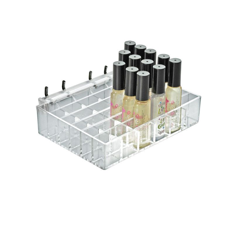 Azar Display's 36-Compartment Tray - rectangle slot 1" x .625" Diameter, 2-Pack, 3 of 5