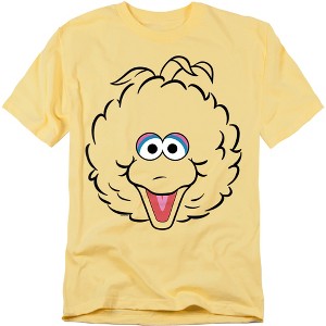 Men's Sesame Street Big Bird Full Face T-Shirt - 1 of 4