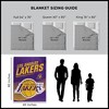 Sweet Home Collection NBA Los Angeles Lakers Microfiber Plush Throw Blanket - 4 of 4
