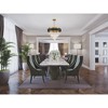 Savoy House Marquise 4 - Light Chandelier in  Matte Black/Warm Brass - 3 of 4