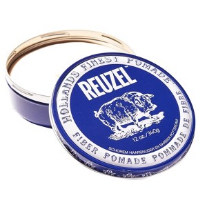 Reuzel Fiber Pomade (12 oz.) Firm and Pilable All Day Hair Hold, Water Soluble Styling, Low Shine and Flake Free, Easy To Wash Out, For All Hairstyles - 1 of 3