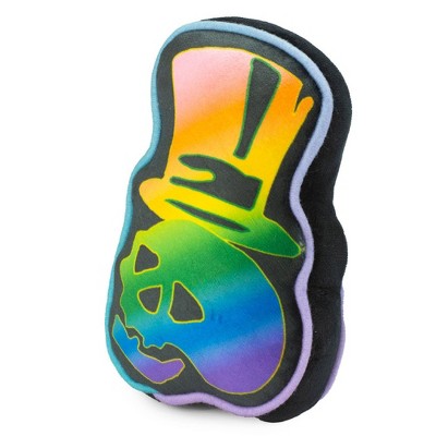 Buckle-Down Dog Toy Squeaker Plush - Grateful Dead Skeleton Head Dancing Skeletons Black Multi Color