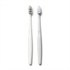 White Manual Toothbrush - 2ct - Smartly™ : Target