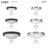 Livex Lighting Ariel 3 - Light Flush Mount in  Bronze - 2 of 4