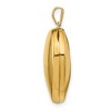 Black Bow Jewelry 14k Yellow Gold 21mm Family Polished Heart Locket - 2 of 4