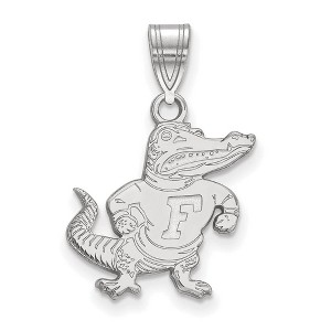 Black Bow Jewelry 10k White Gold Florida Gators NCAA Medium Pendant - 1 of 3